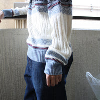 Vintage Nordic Reindeer Sweater