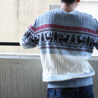 Vintage Nordic Reindeer Sweater