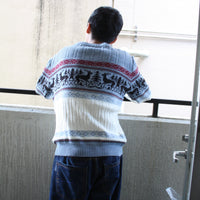Vintage Nordic Reindeer Sweater